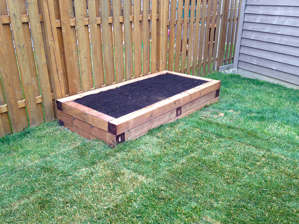 Custom herb box garden build